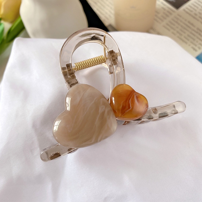 Kẹp Tóc Hình Trái Tim Phong Cách Mới Mùa Hè 2023