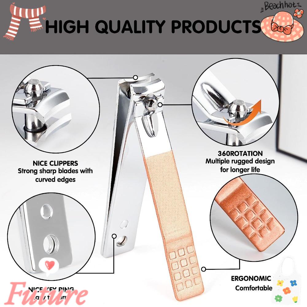 Bộ 12 / 2 Món Dụng Cụ Làm Móng Chuyên Nghiệp Tiện Dụng Mang Theo Du Lịch