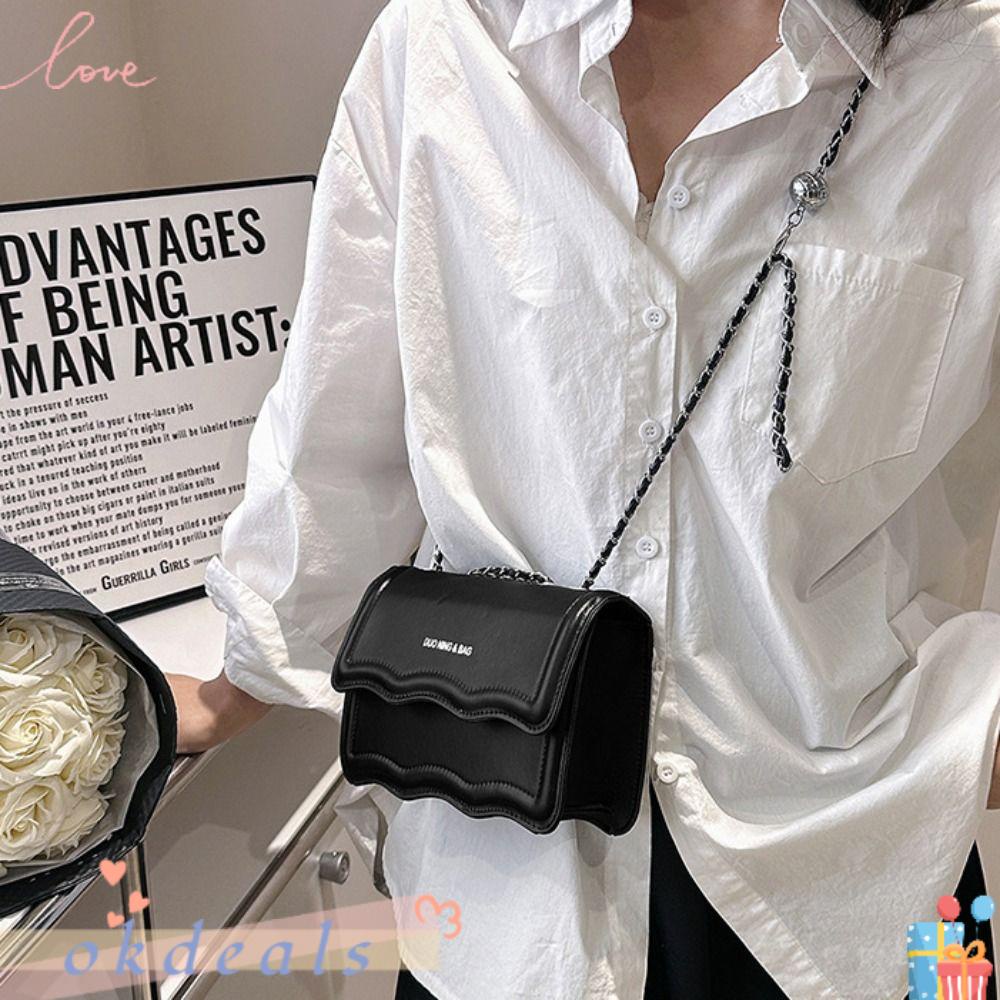 Túi Đeo Vai Màu Trơn Cỡ Nhỏ Thời Trang Cho Nữ