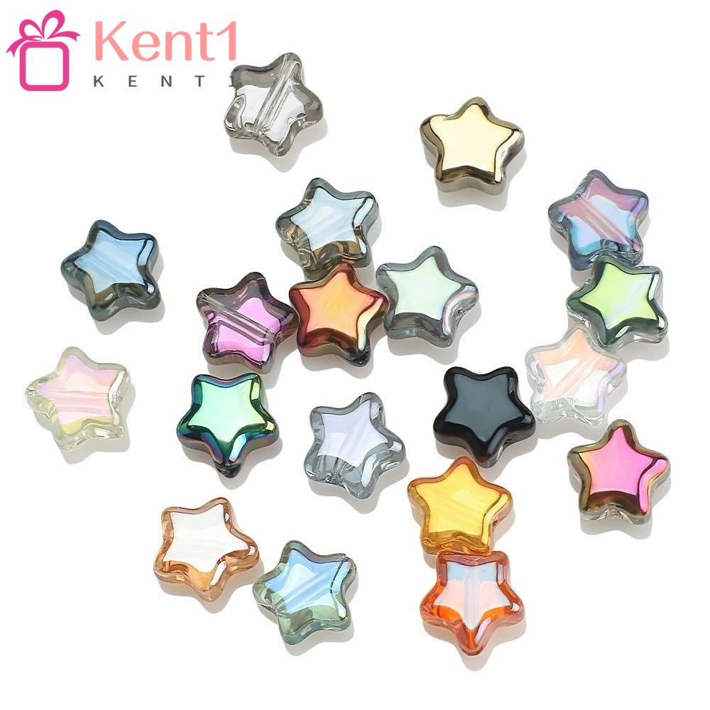 Set 1 200 Hạt Xâu Chuỗi Hình Ngôi Sao 8mm Làm Trang Sức Thủ Công