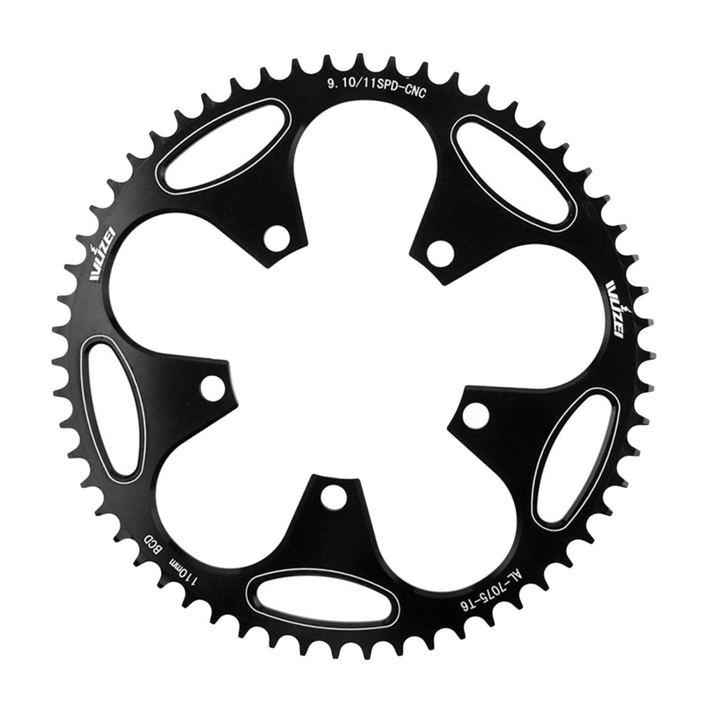 Đĩa Sên Xe Đạp 110BCD 50-60T Màu Đen 52T