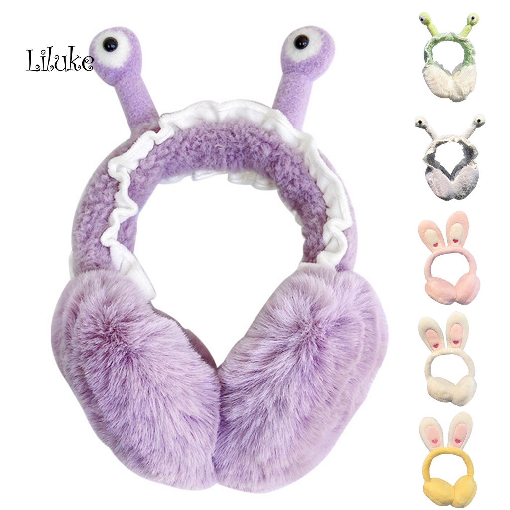 Chụp Tai Giữ Ấm Chống Rơi Kiểu Dáng Hoạt Hình Dễ Thương