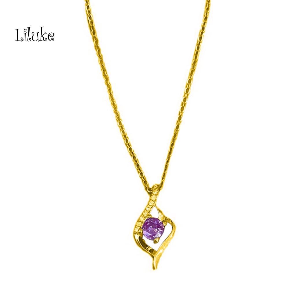 Vòng cổ Dáng Dài Mặt Hình Thoi Đính Đá Lấp Lánh Thời Trang