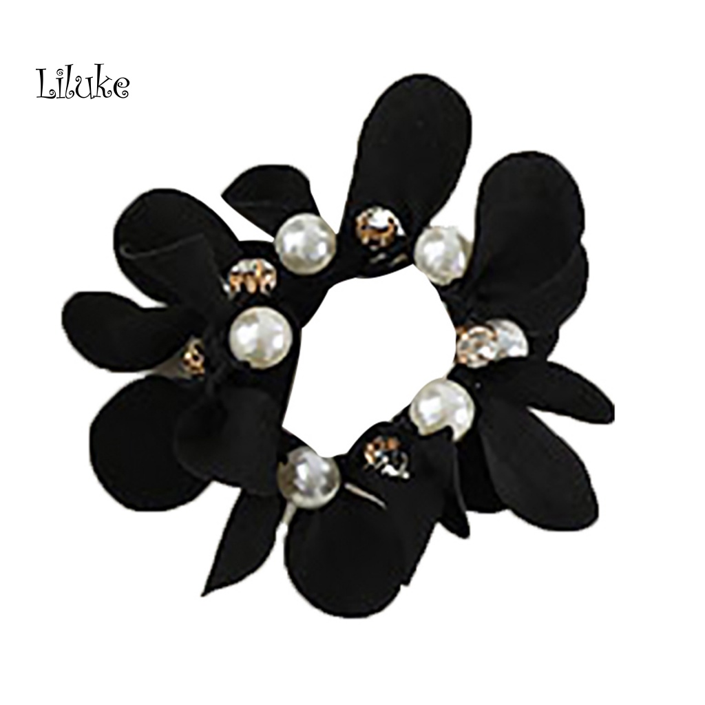 Băng Đô Cài Tóc Nữ Đính Đá Và Ngọc Trai Thời Trang