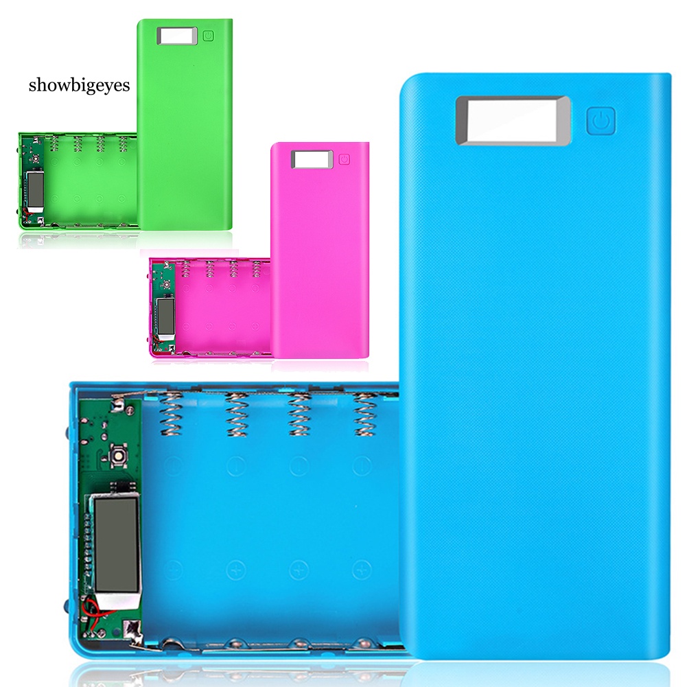 Vỏ Đựng Pin Sạc Dự Phòng Tự Làm Màn Hình LCD 18650