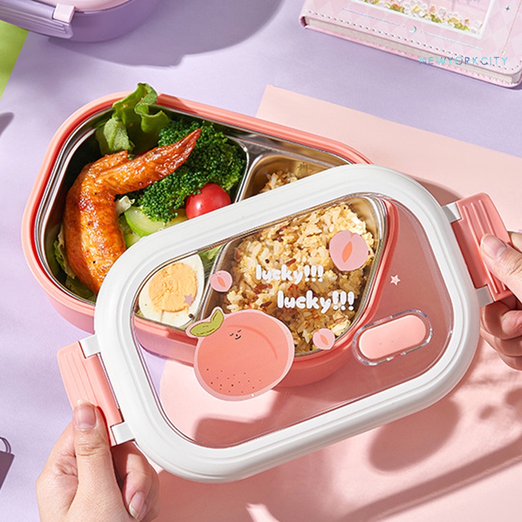 Hộp cơm Chịu Nhiệt Lò Vi Sóng Dung Tích Lớn 1000ml In Họa Tiết Trái Cây