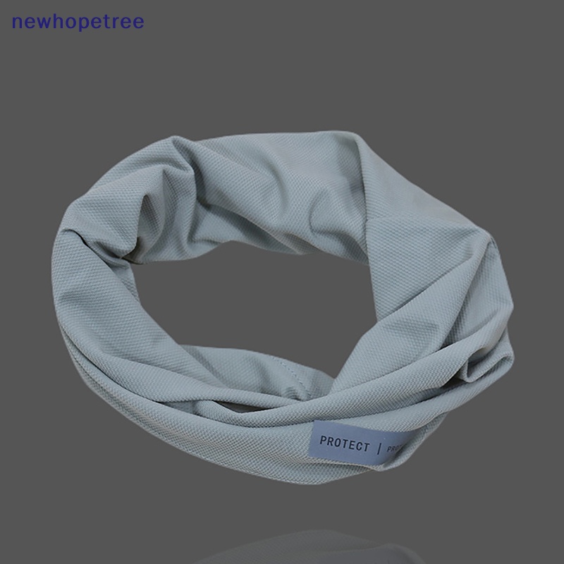 Khăn Bandana Lụa Lạnh Che Phủ Mặt Và Cổ Thoáng Khí Cho Hoạt Động Thể Thao Ngoài Trời