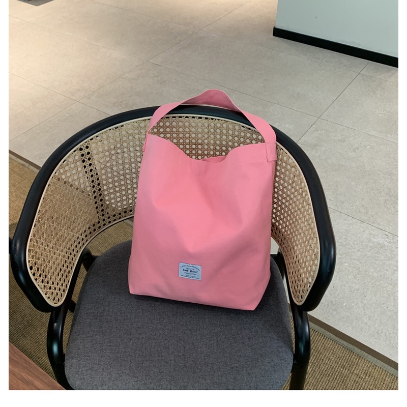 Túi Xách Vải Canvas Màu Kẹo Ngọt Dung Tích Lớn Thời Trang 2023 Cho Nữ