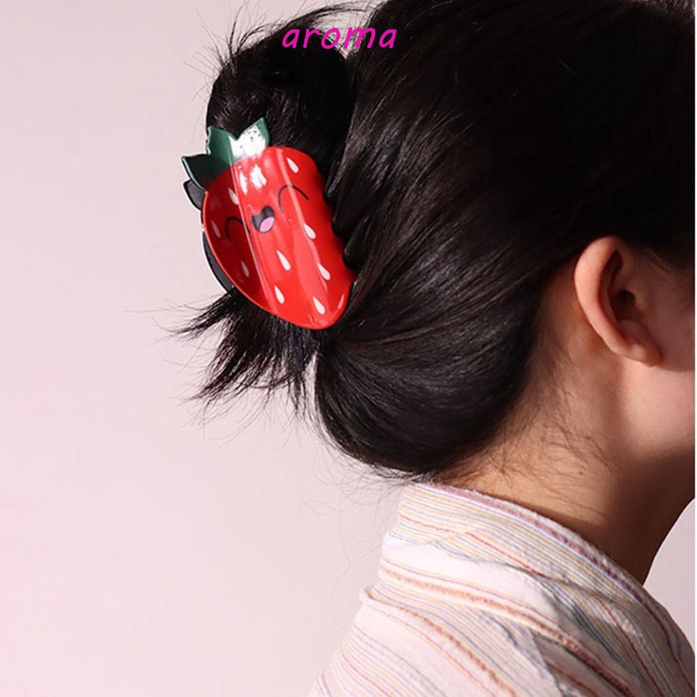 Kẹp Tóc Cỡ Lớn Họa Tiết Trái Cây Dễ Thương Cho Nữ