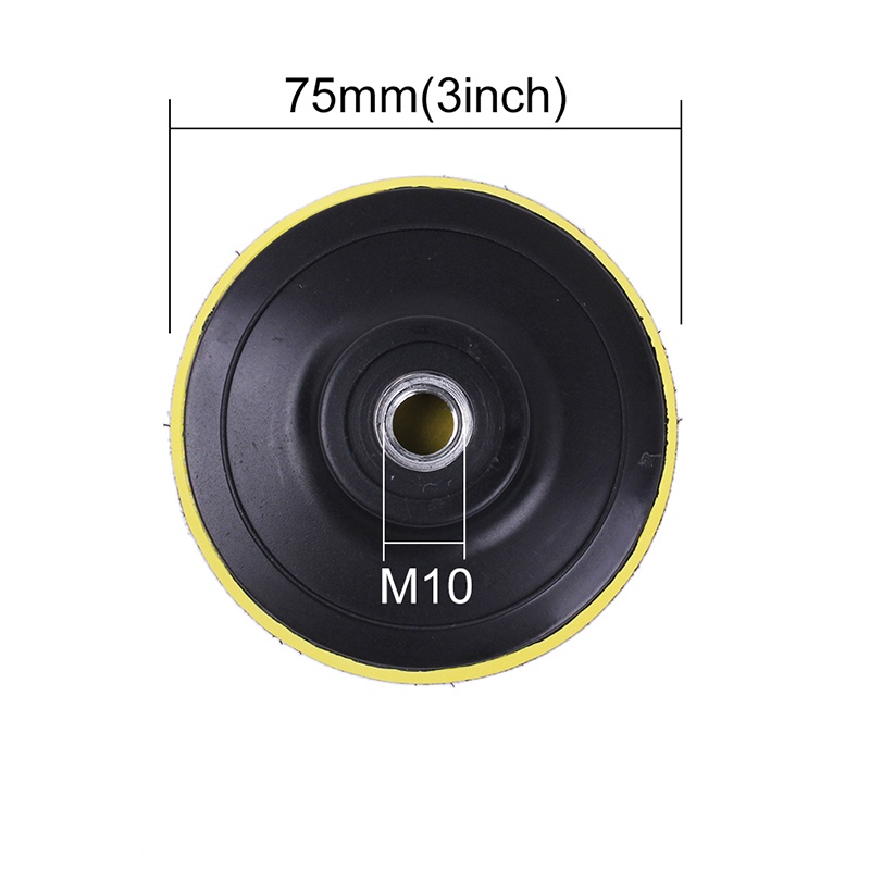 Bộ Đệm Len Đánh Bóng Xe Hơi 3inch Chuyên Dụng