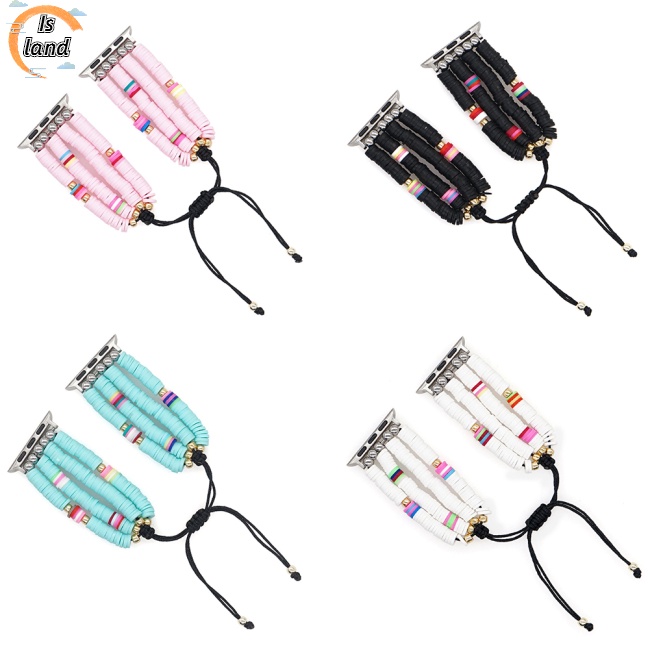 Dây Đeo Mềm Phong Cách Boho Thay Thế Cho Đồng Hồ iWatch 42-44mm