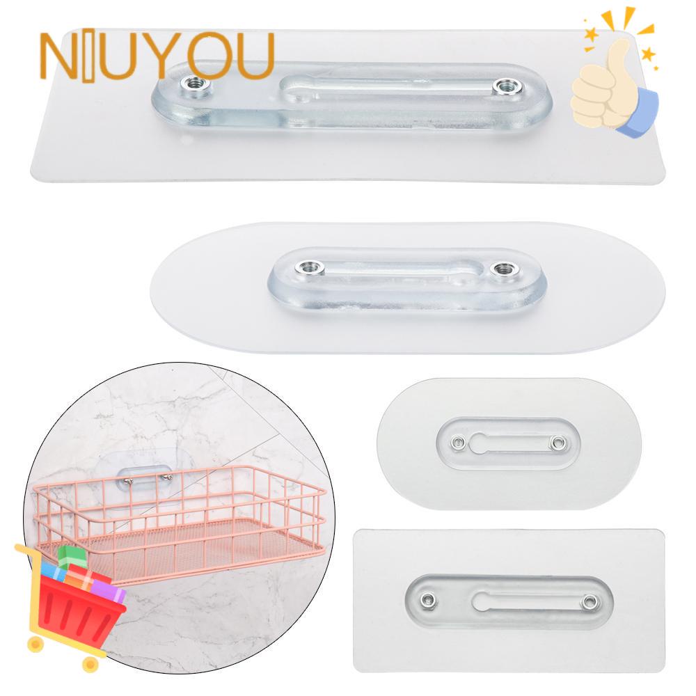 NIUYOU Set 2 Móc Treo Đồ Dán Tường Không Để Lại Dấu Vết Tiện Dụng Cho Nhà Bếp / Phòng Tắm