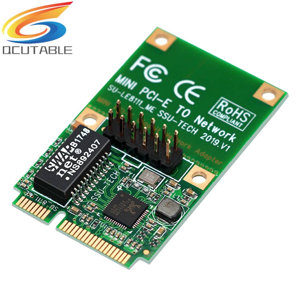 Thẻ Mạng Gigabit Có Dây SSU LE8111-ME MINI PCI-E Gigabit RJ45 Cho Máy Tính Xách Tay