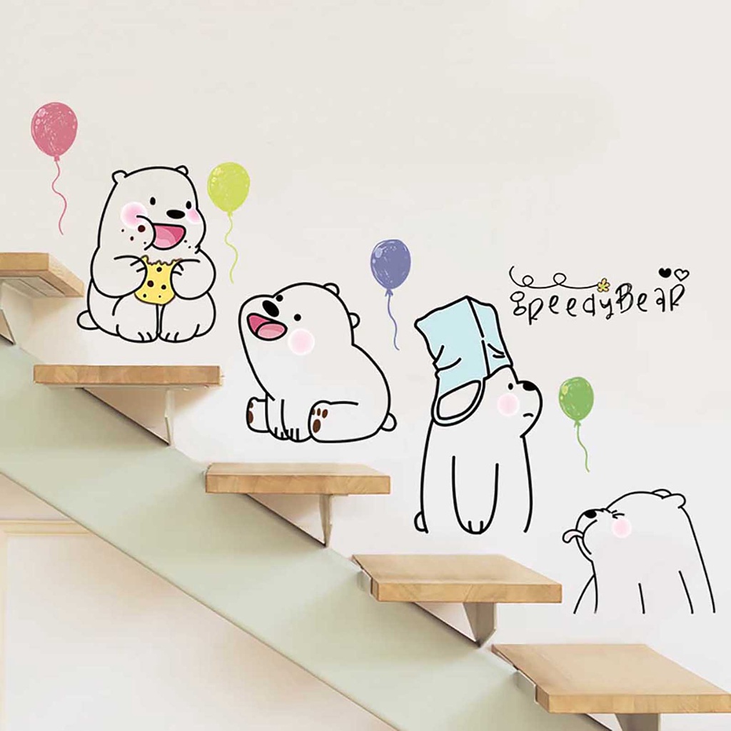 Miếng Dán Tường Tự Dính Có Thể Tháo Rời Trang Trí Nhà Cửa