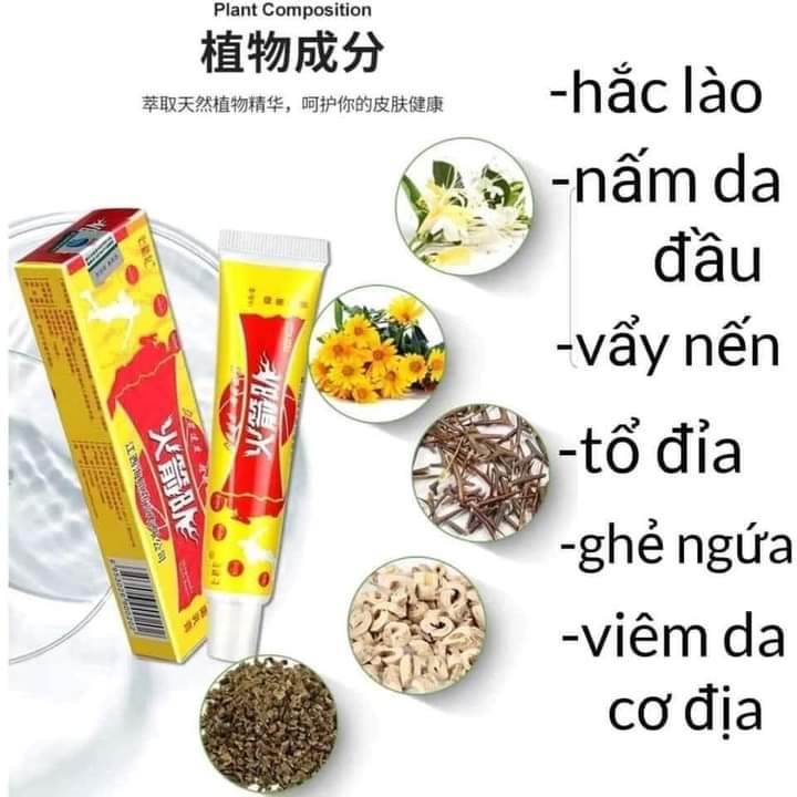 Kem bôi ngoài da , nấm đỏ