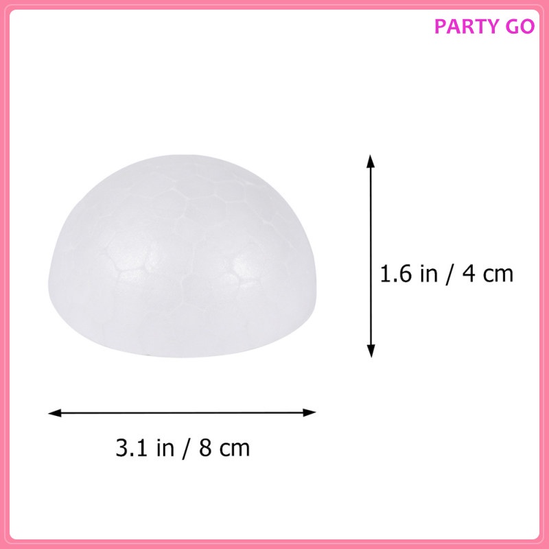 Set 20 Quả Bóng Xốp Dùng Để Trang Trí Bó Hoa Cưới / Giáng Sinh