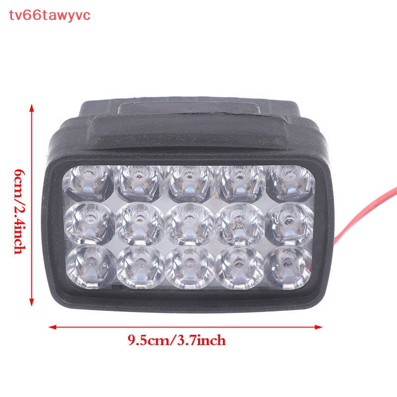 Đèn Pha Xe Máy Ánh Sáng tại chỗ 15 Led 1000lm cho MOTOS ATV Scooter chiếu sáng mới