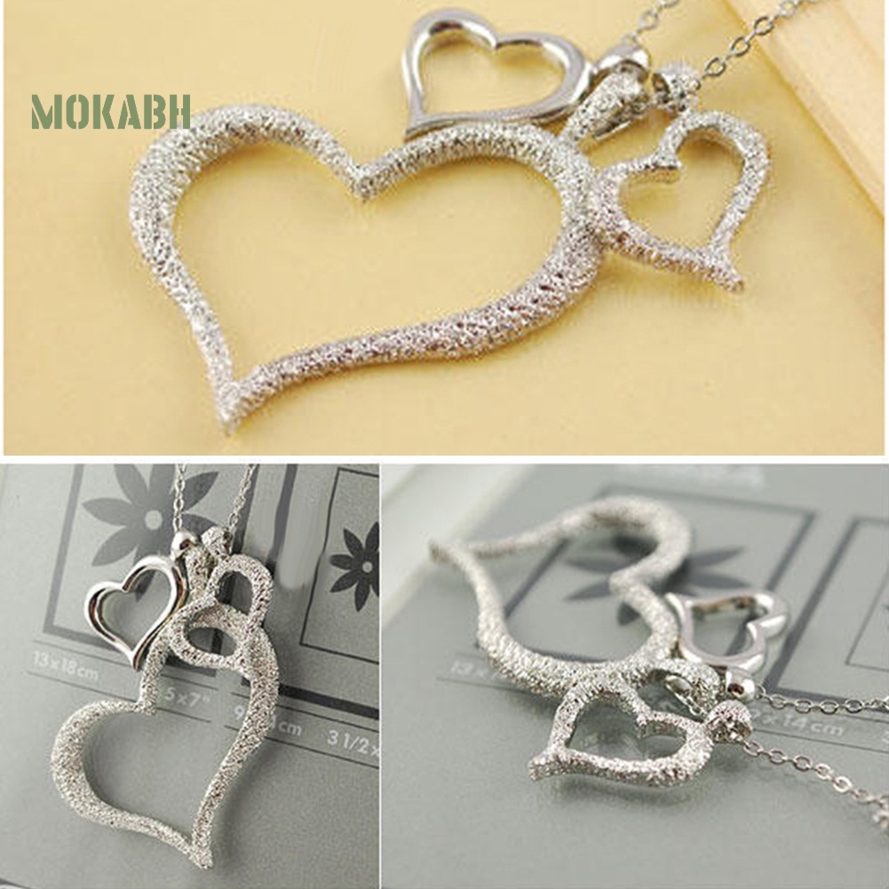 Vòng cổ Họa Tiết Ba Trái Tim Thời Trang