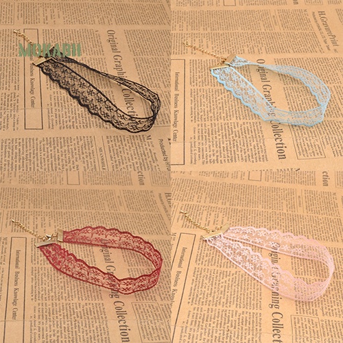 [Mok Abh] Vòng Cổ Choker Ren Phong Cách Gothic Punk