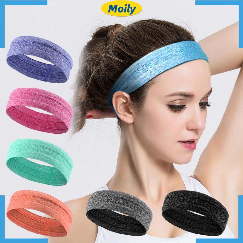 MOILYVN Băng Đô Cotton Thấm Hút Mồ Hôi Chất Lượng Cao Cho Nam Nữ Tập Yoga