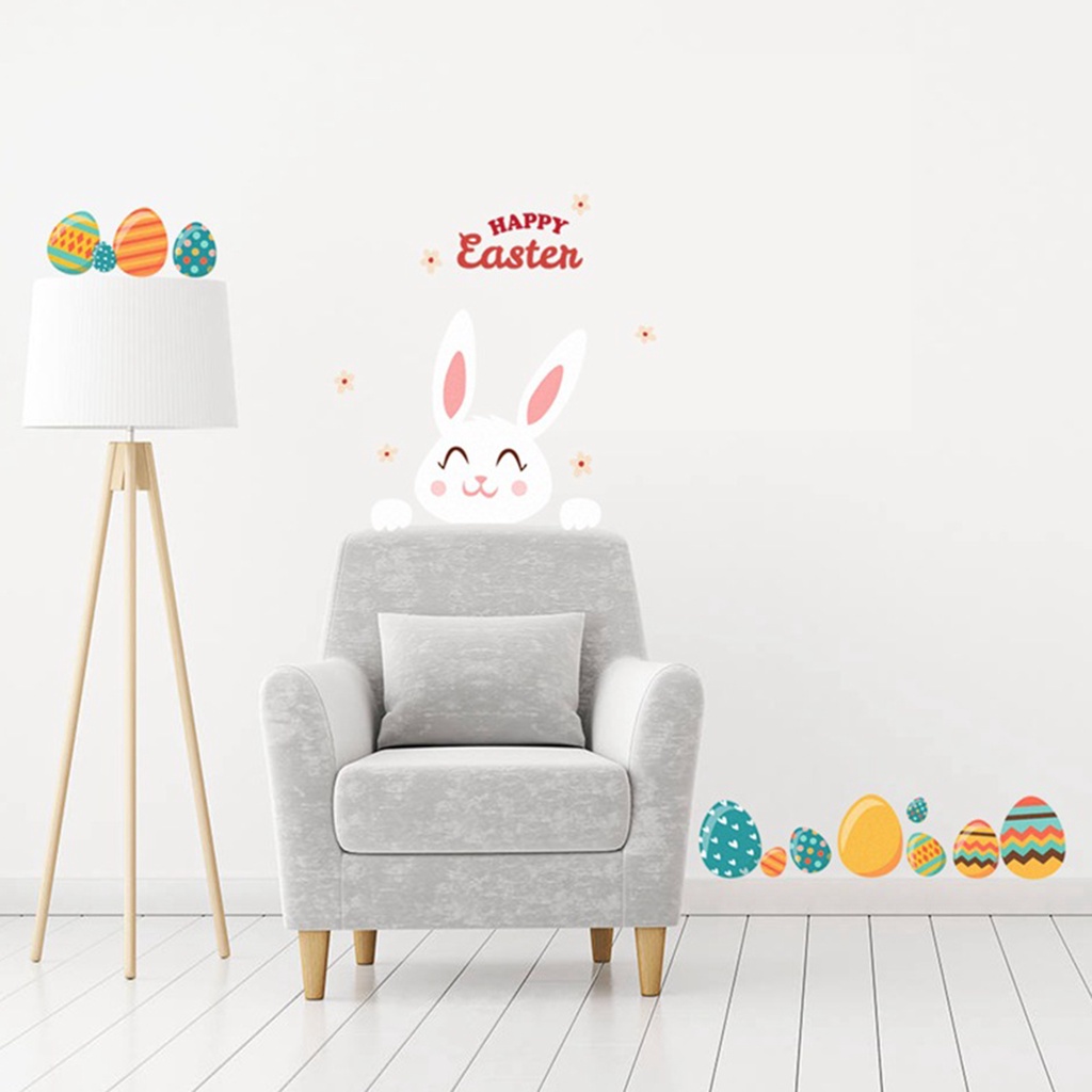 Sticker Dán Cửa Sổ Họa Tiết Hoạt Hình Dễ Thương Bắt Mắt 33x54cm