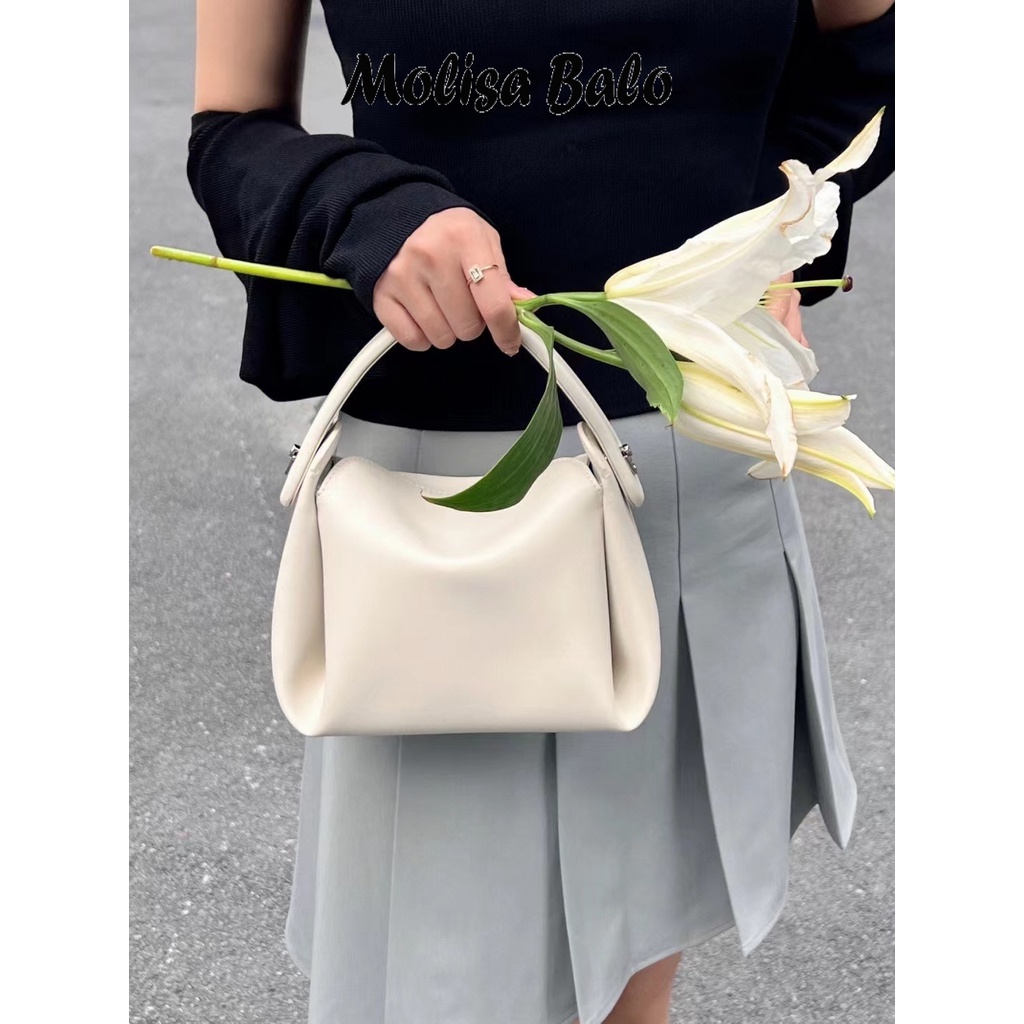 Molisa Túi xô túi xách PU Màu Trơn dễ phối cho nữ 2023 NEW L91T2TR