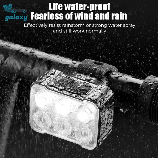 Galaxy Bộ Đèn Led Cảnh Báo Gắn Đuôi Xe Đạp Leo Núi Kèm Sạc Usb Tiện Dụng Chất Lượng Cao