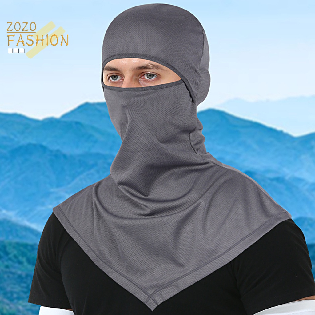 Khăn Choàng Cổ Chống Nắng Độ Co Giãn Cao Bảo Vệ Mặt Dành Cho Nam Nữ Hoạt Động Ngoài Trời