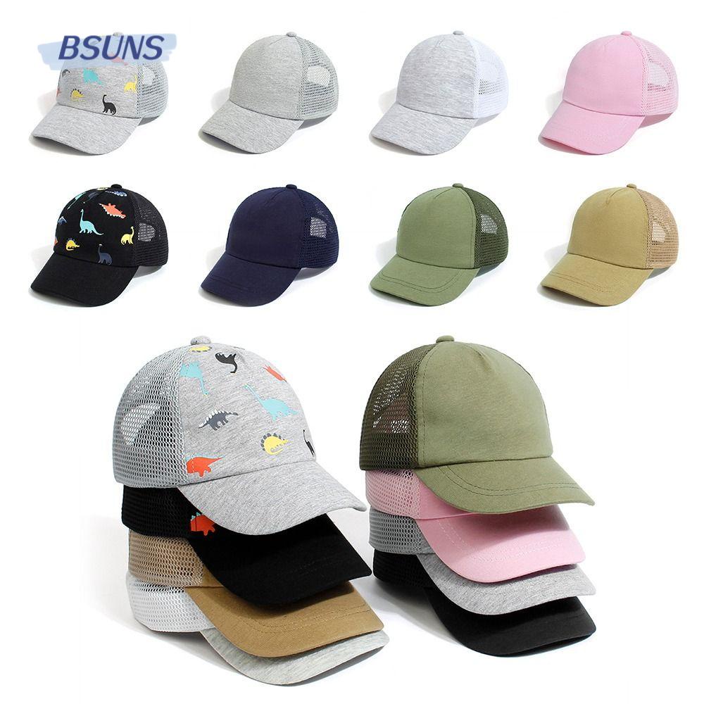 Mũ Lưỡi Trai Chống Nắng Mau Khô In Họa Tiết Khủng Long Dễ Thương Có Thể Điều Chỉnh Cho Bé Trai + Gái