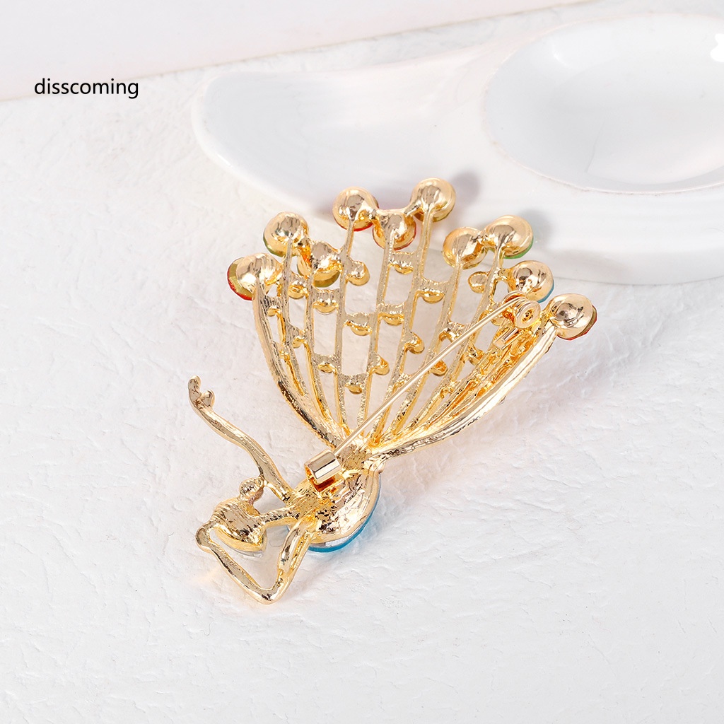 Đầm Nữ Kiểu Dáng Thời Trang Thanh Lịch| Trâm Cài Áo Hình Vũ Công Ba Lê Đính Kim Cương Nhiều Màu Phong Cách