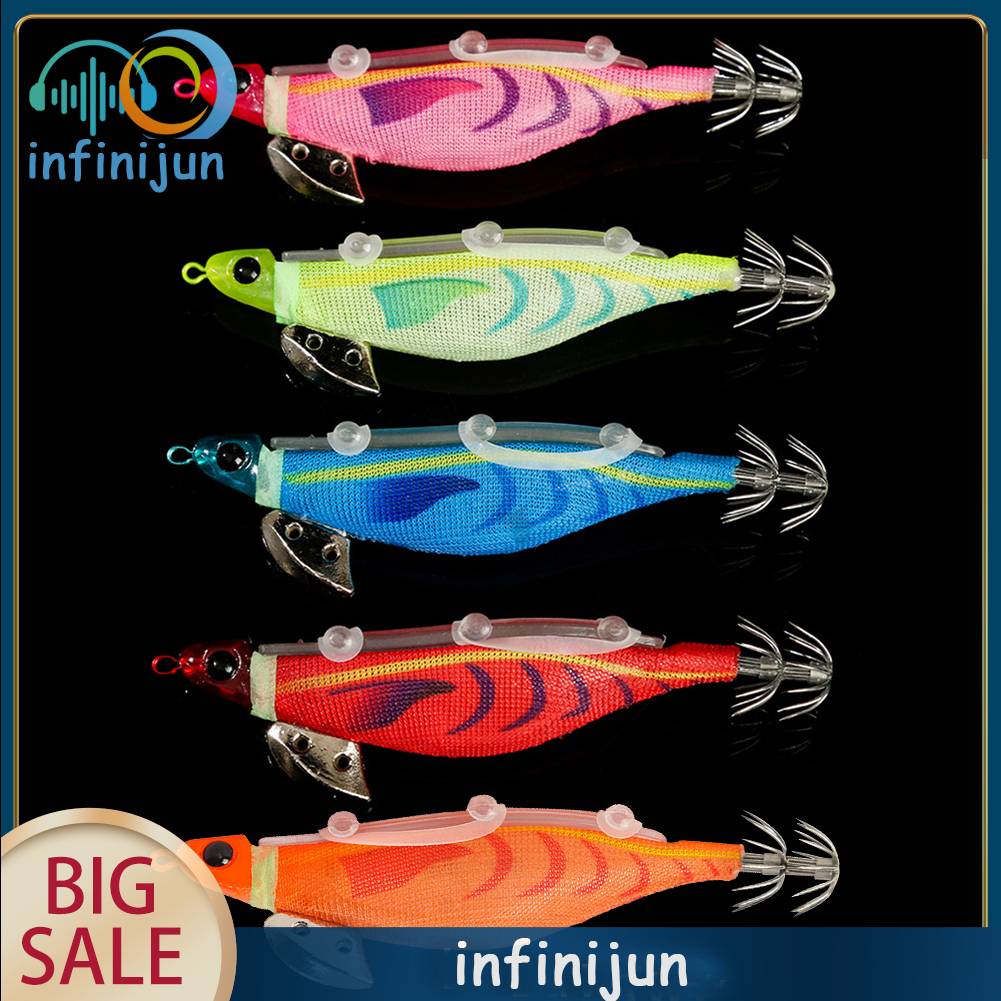 Mồi Câu Cá Giả Hình Tôm Bằng Gỗ Phát Quang 20g 12cm