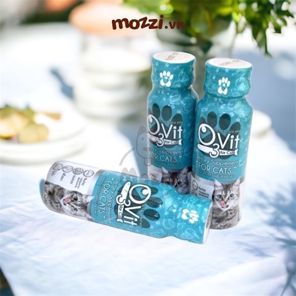 O3vit Dầu cá dưỡng da lông 50ml cho chó mèo