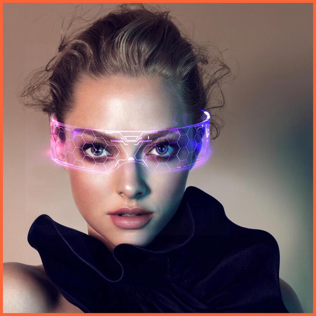 Mắt Kính Có Đèn LED Phát Sáng Độc Đáo Cho Tiệc Hóa Trang / Bar / Tiệc Halloween