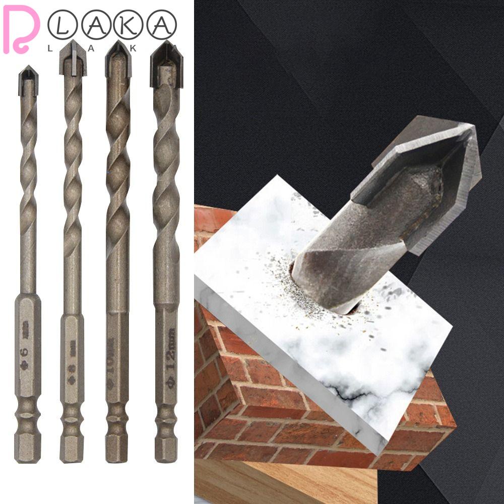 Mũi Khoan Tam Giác Bằng Hợp Kim Cứng 6.35mm Trục 6 / 8 / 10 / 12mm Đa Năng Chuyên Dụng Cho Khoan Gốm Sứ