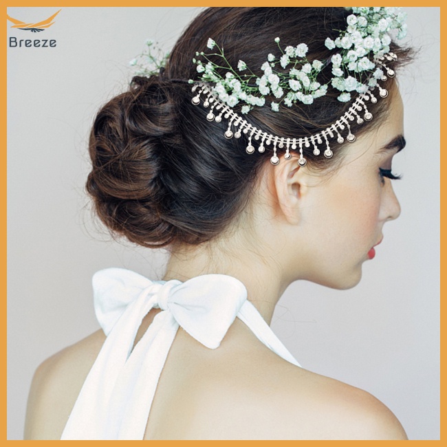 Dây Tua Rua Dài Đính Đá Pha Lê Dùng Trang Trí Quần Áo Diy 1 Yard