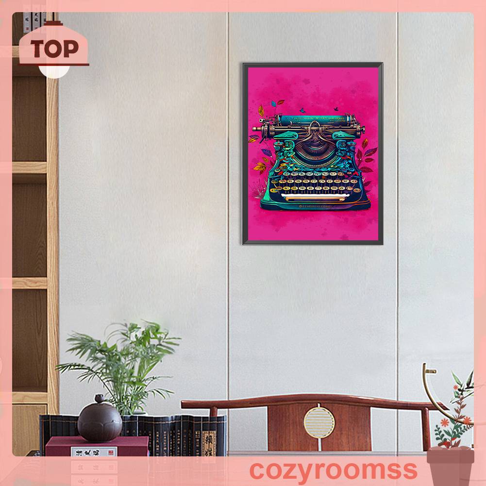 Tranh Đính Đá Kim Cương Toàn Bộ 5D DIY Kẹp Tròn Trang Trí Nhà Cửa