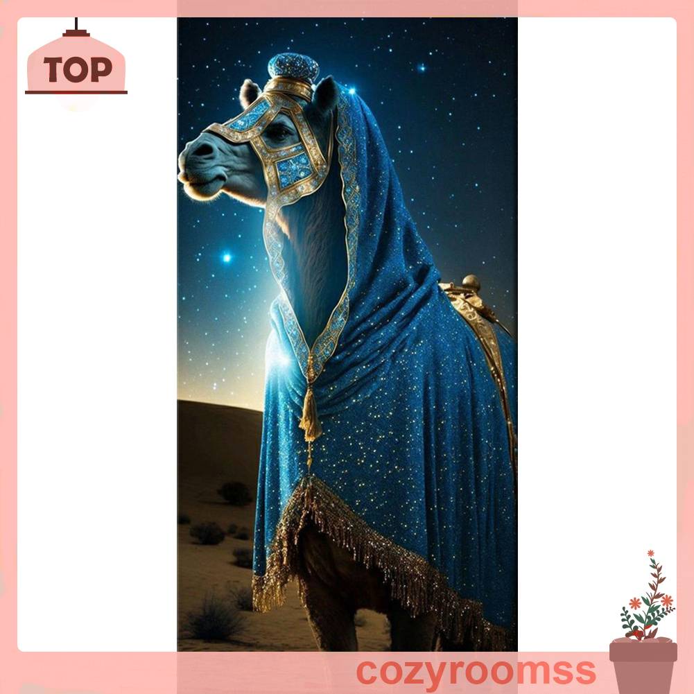 Tranh Đính Đá Kim Cương Toàn Bộ 5D DIY Hình Lạc Đà