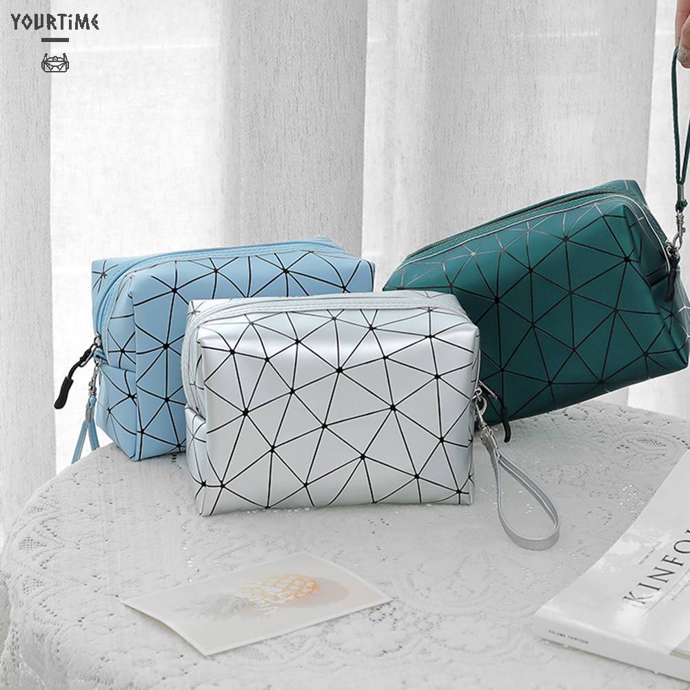 Túi Da PU Đựng Mỹ Phẩm Du Lịch Đa Chức Năng