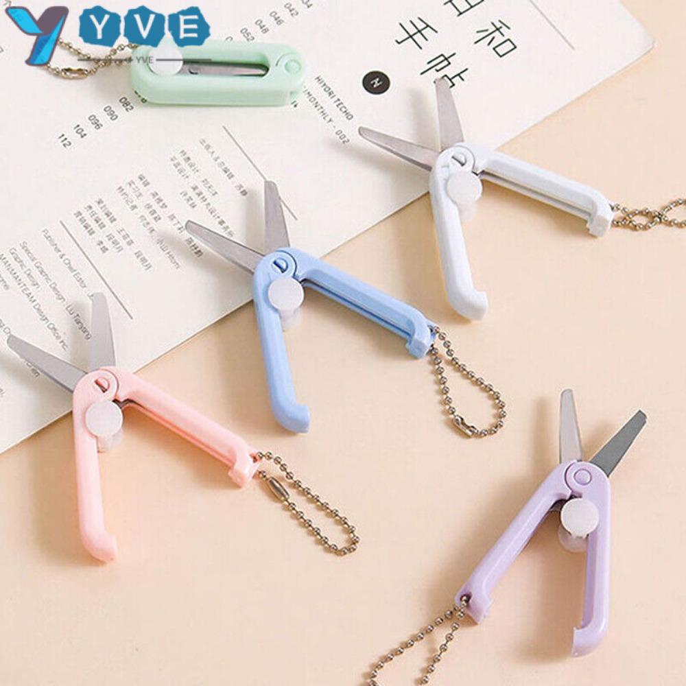 Bộ 3 Kéo Mini Đa Năng Bằng Thép Không Gỉ Cho Học Sinh