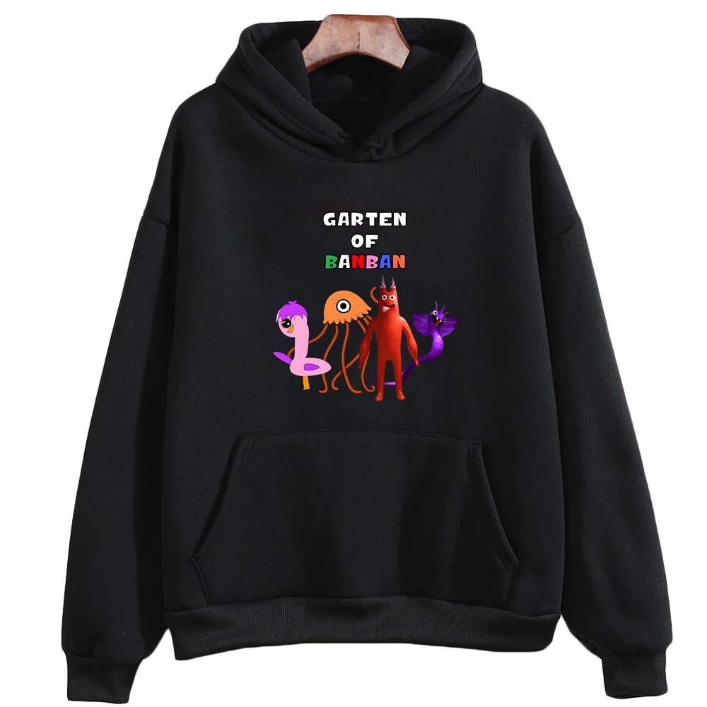 Áo Hoodie Tay Dài In Hình Game Hoạt Hình Garten Of Banban 2023 Dành Cho Trẻ Em