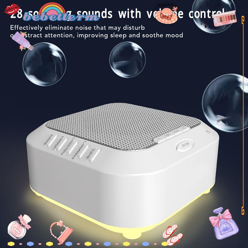 Bebetterm Đèn Ngủ Apparatus, Máy Tạo Tiếng Ồn Trắng Thời Gian Mới Nút Bấm Màu Xám Dùng Khi Ngủ Rơi