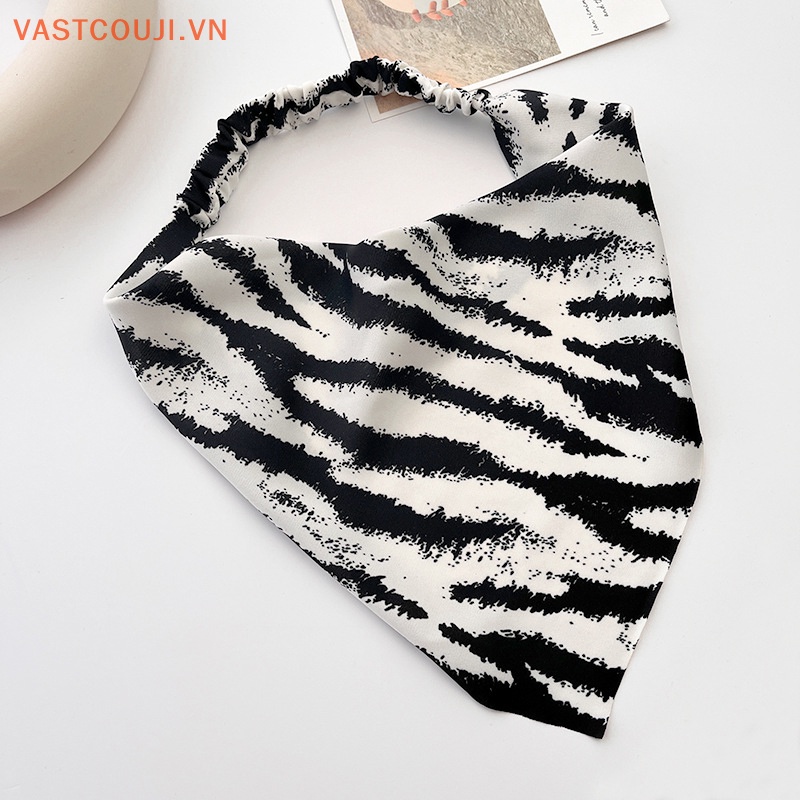 Băng Đô Co Giãn Họa Tiết Sọc Thời Trang Dành Cho Nữ