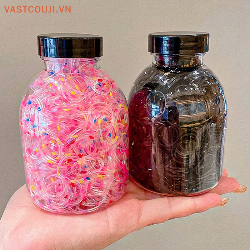 Bộ 1000 Dây Thun Buộc Tóc Nhiều Màu Sắc Dùng Một Lần Tiện Dụng