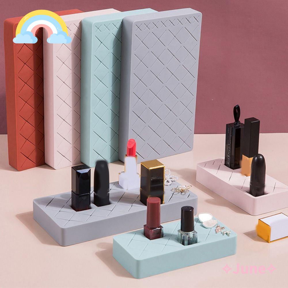 Hộp Đựng Cọ Trang Điểm Son Môi 8 / 18 Ngăn Bằng Silicone