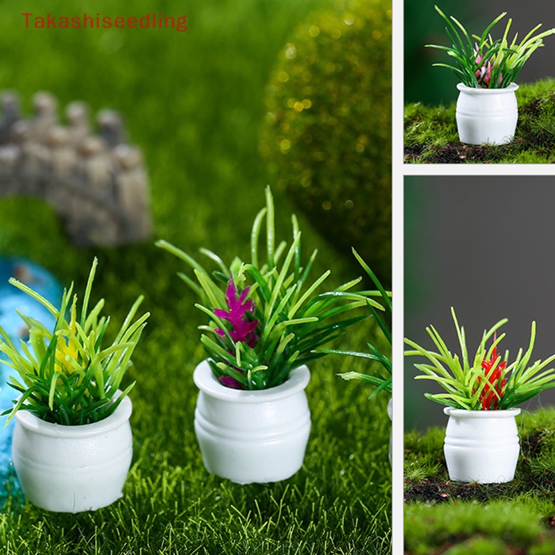 1 Mô Hình Chậu Cây Xanh Trang Trí Nhà Búp Bê