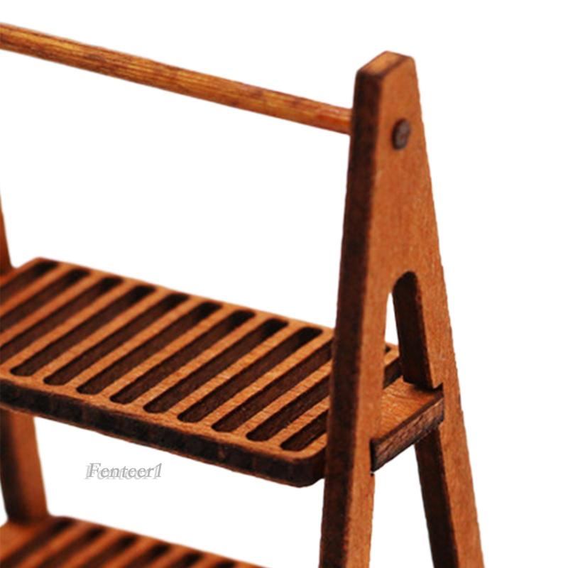 [Fenteer1] Kệ Đựng Bánh Mì / Thức Ăn mini Màu Nâu Đậm DIY