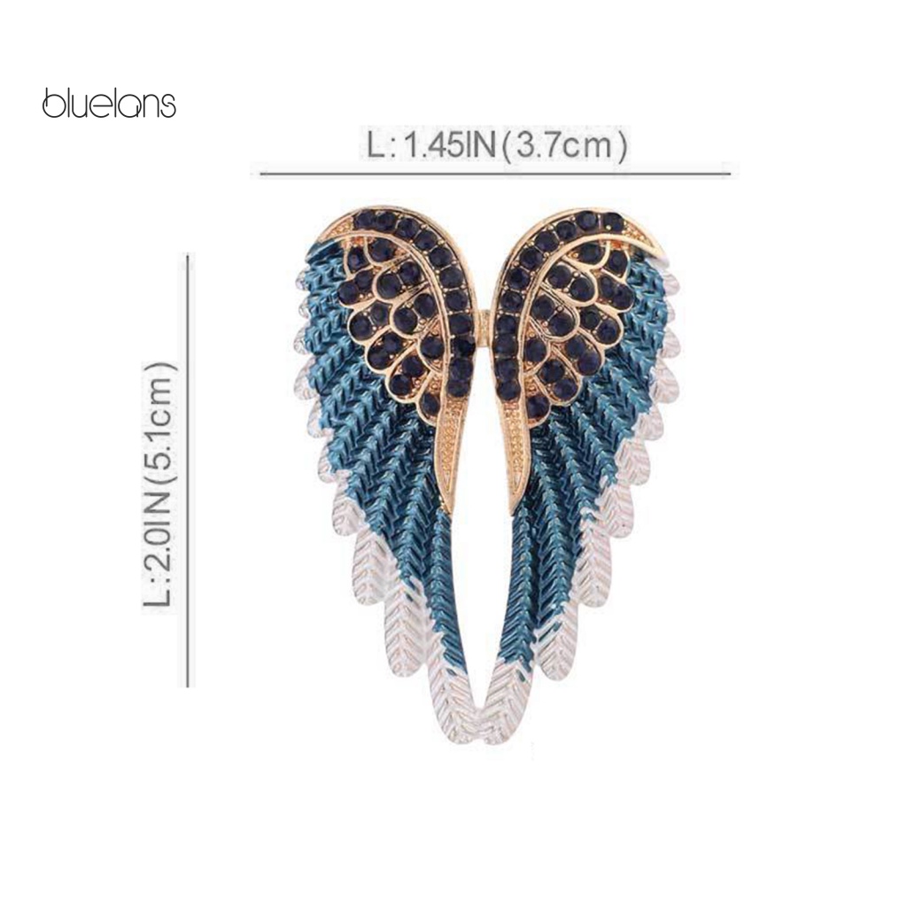 Trâm Cài Áo Hình Cánh Thiên Thần Đính Đá Thời Trang