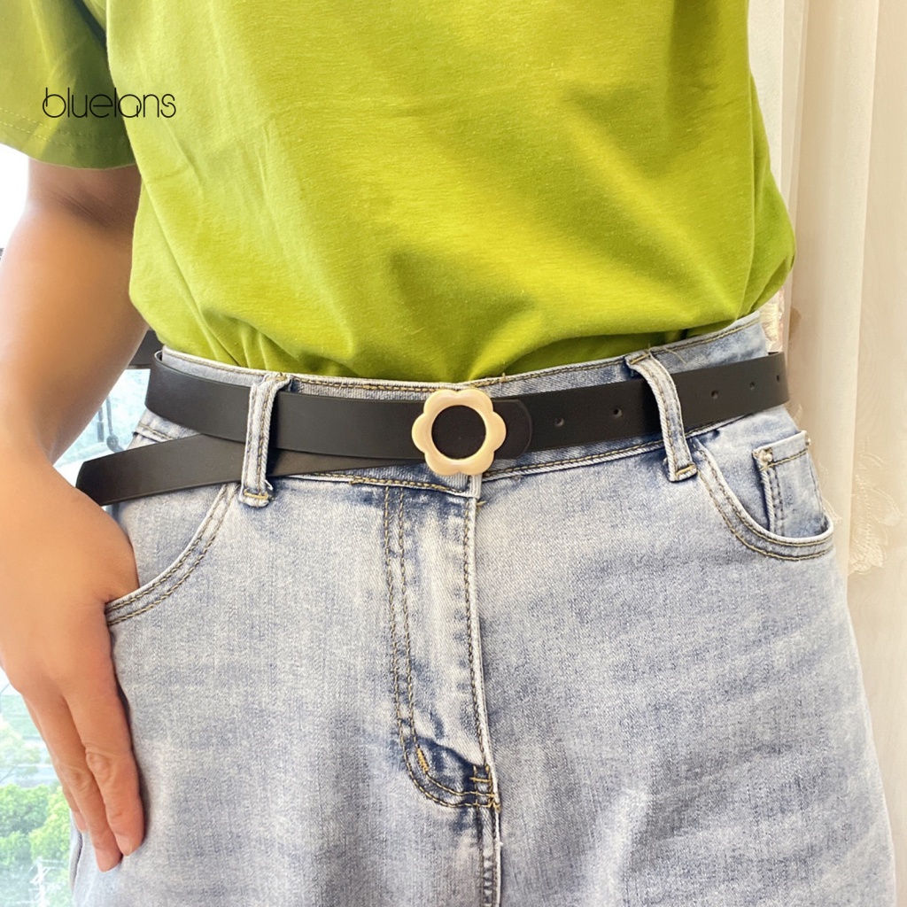 Thắt Lưng Bluelans Tinh Tế Chống Mài Mòn Không Đục Lỗ Tháo Gỡ Nhanh Trang Trí Váy Có 2 Màu Cho Nữ Sử Dụng Hàng Ngày