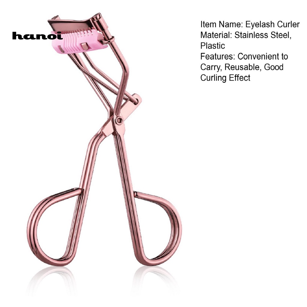 Dụng Cụ Uốn Cong Lông Mi Tự Nhiên Bằng Cao Su Dẻo Kèm Lược Tiện Dụng