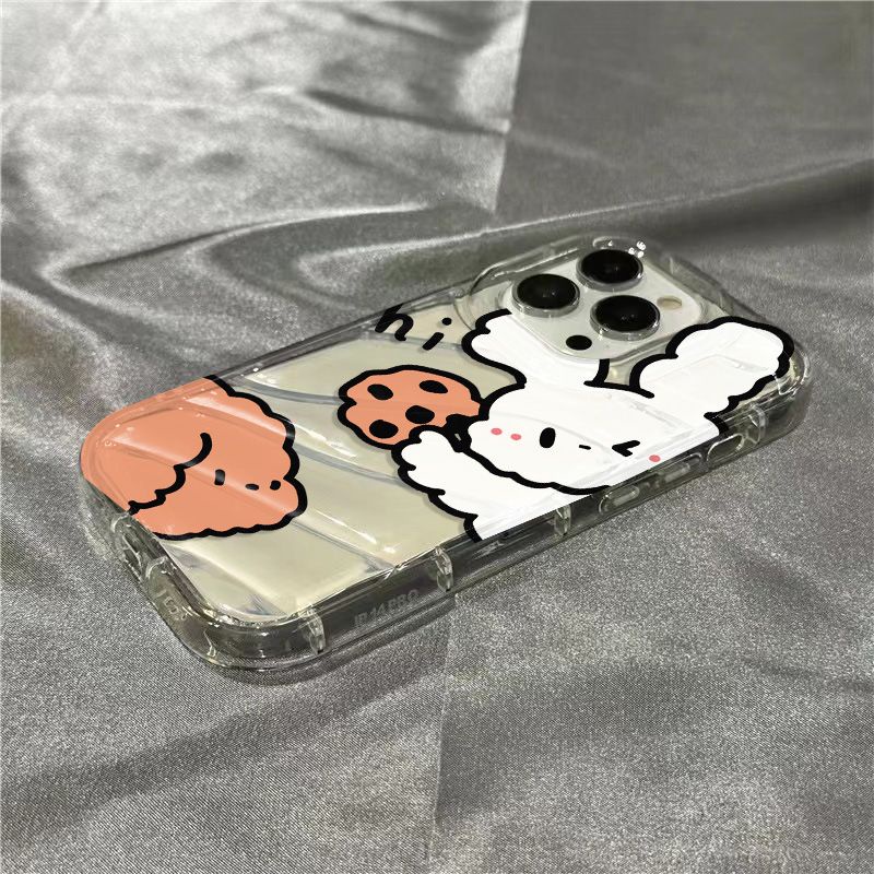 Ốp Điện Thoại In Hình Chú Cún Dễ Thương Cho Iphone14Promax 14Promax713128Ốp Điện Thoại Mềm Trong Suốt Họa Tiết Thỏ Dễ Thương Cho Iphone xr / 11